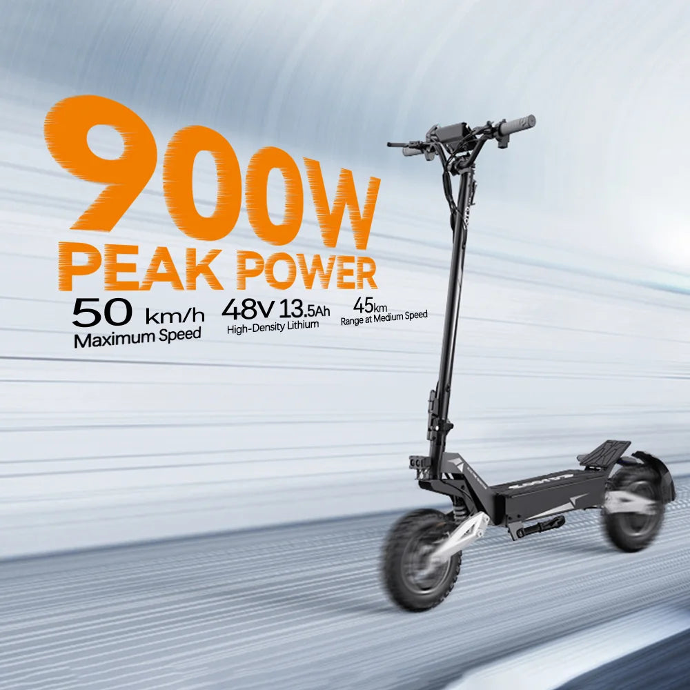 OOTD T10 Electric Scooter 900W Peak Power 31mph Foldable Pro
