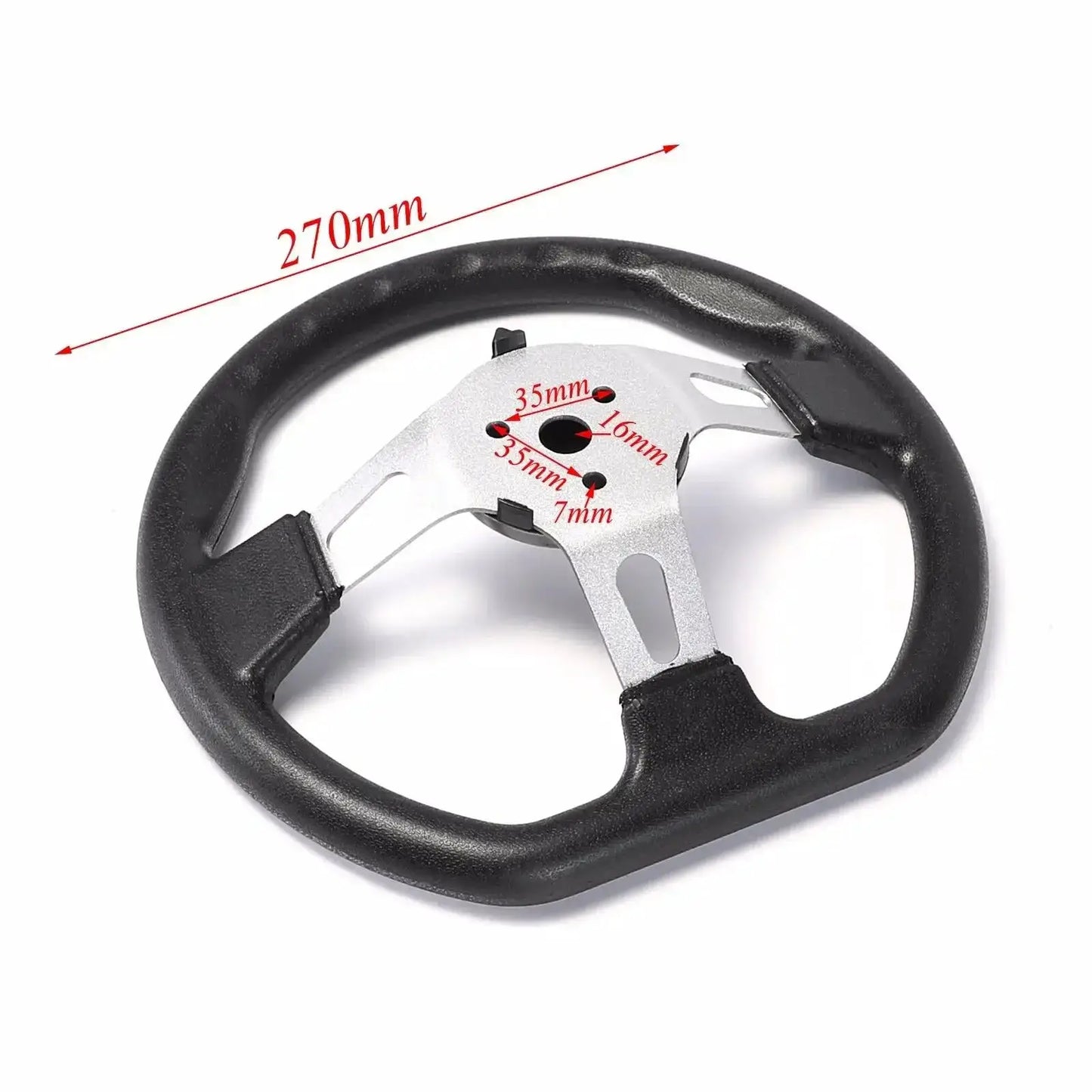 Not a Whole Set 740mm Rear Axle or Steering Wheel /Hub/6-inch Tyres for 110cc Go Kart Golf Cart Scooters Quad Bike ATV Parts by Beastly Survival Outlet