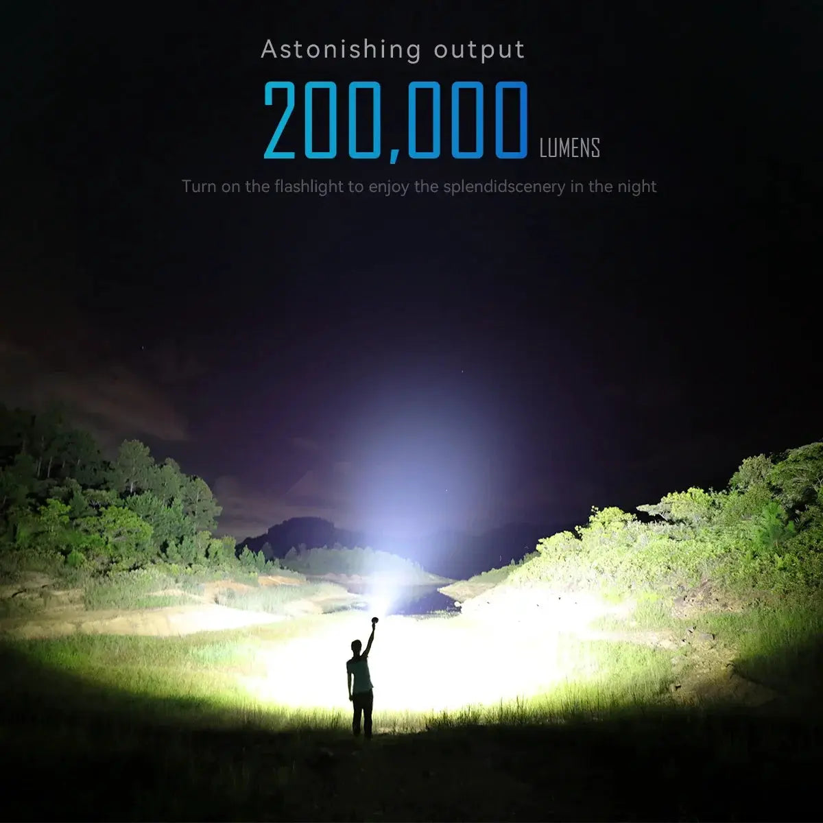 IMALENT MS32 200000 Lumen LED Flashlight Power Searchlight X by Beastly Survival Outlet