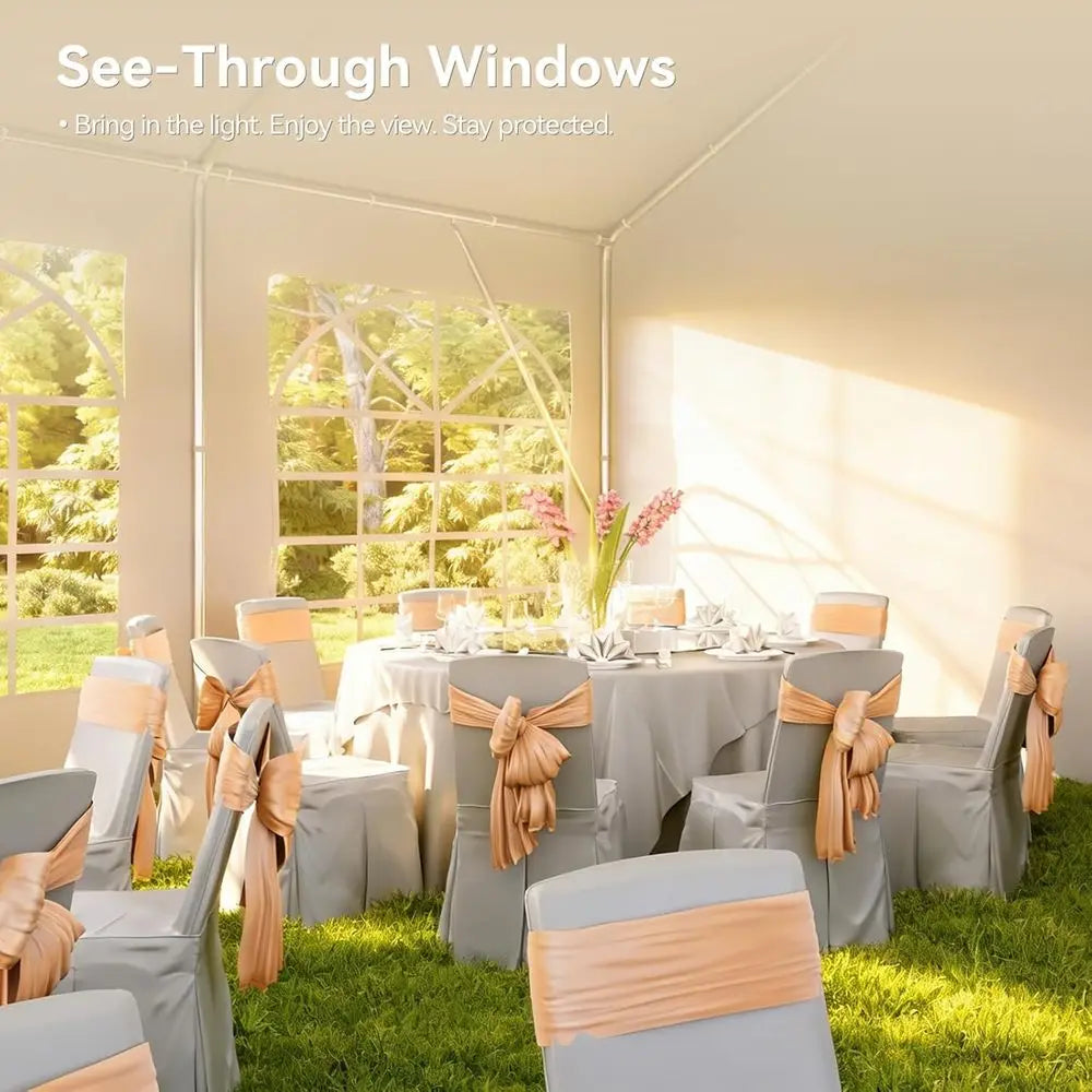 20x40 Waterproof Party Tent With Removable Sidewalls Door XL