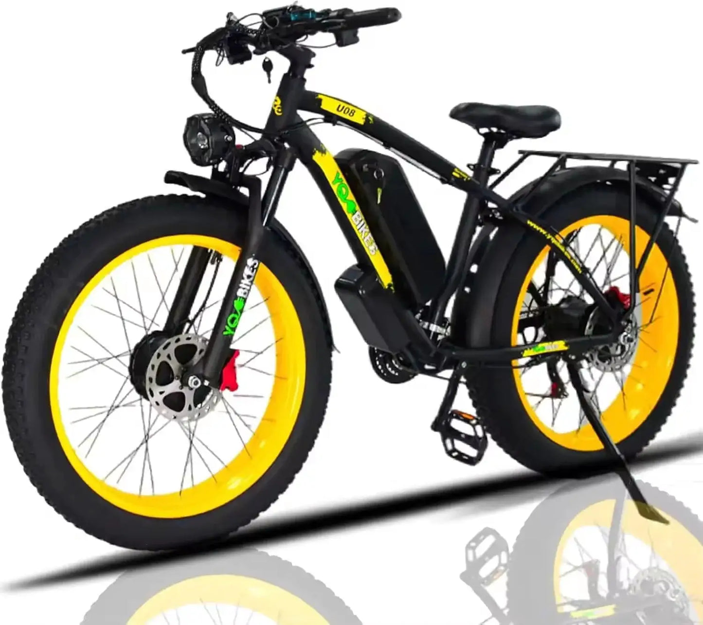 3000W Electric Bike for Adult,60KM/H Dual Motor Electric Bike Fat, Motorcycle Hydraulic Brake Dual Motor ebike Electric Bicycle by Beastly Survival Outlet