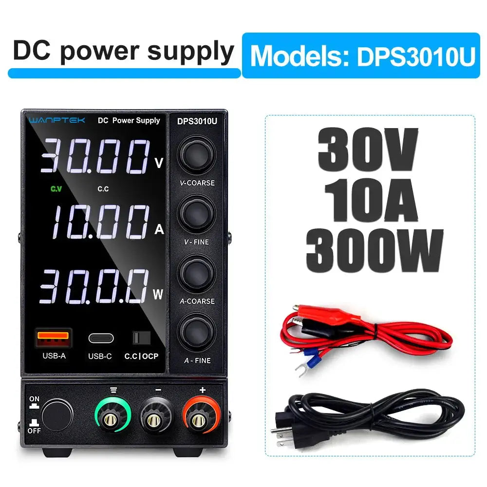 Adjustable DC Power Supply 30V 5A 10A 60V 120V 3A LaboratoryBench Power Source Switching Stabilized LCD Power Supply regulator by Beastly Survival Outlet