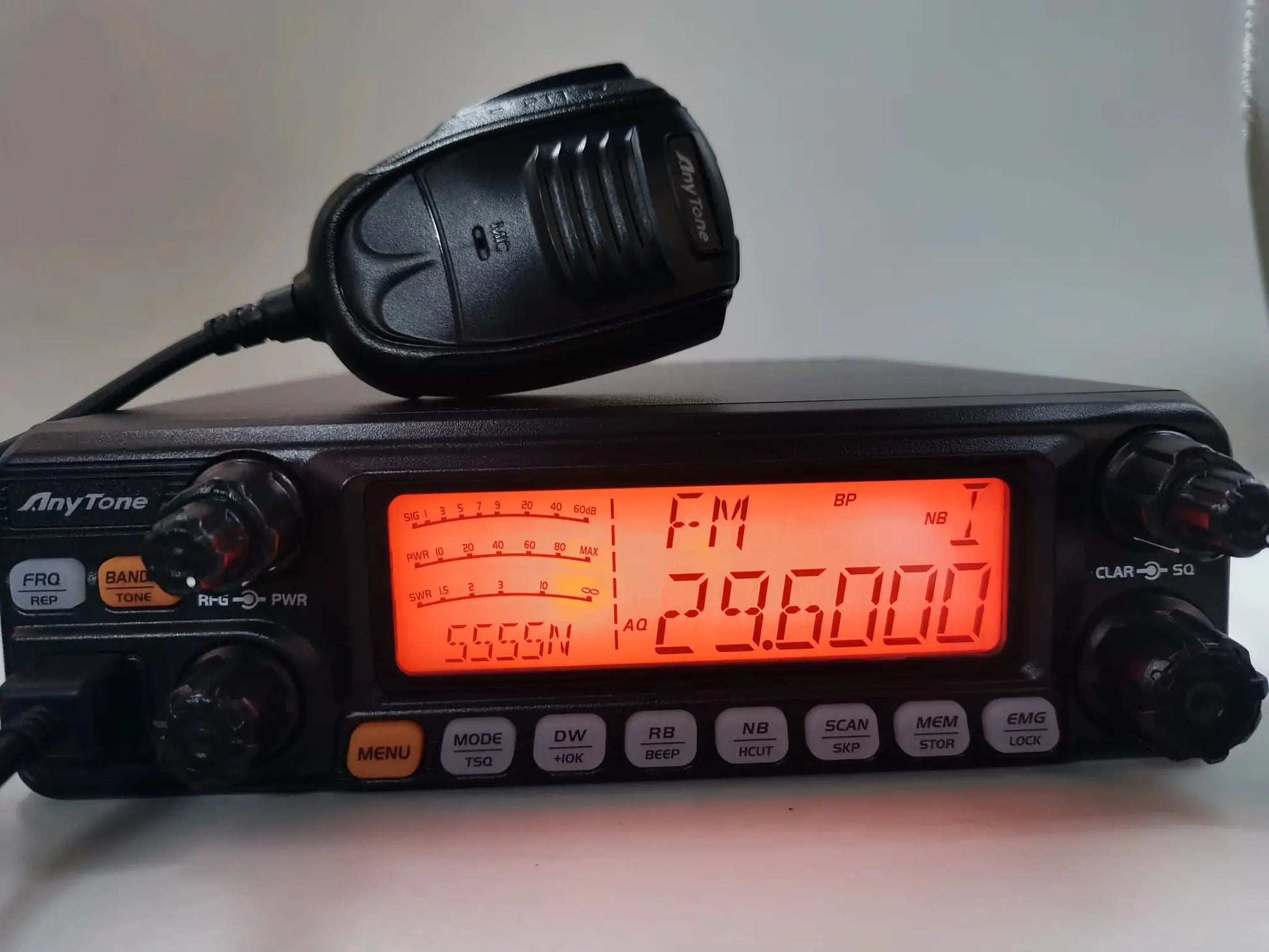 AnyTone AT5555N II 28 29MHz 10 Meter Mobile Radio 40 Channel by Beastly Survival Outlet