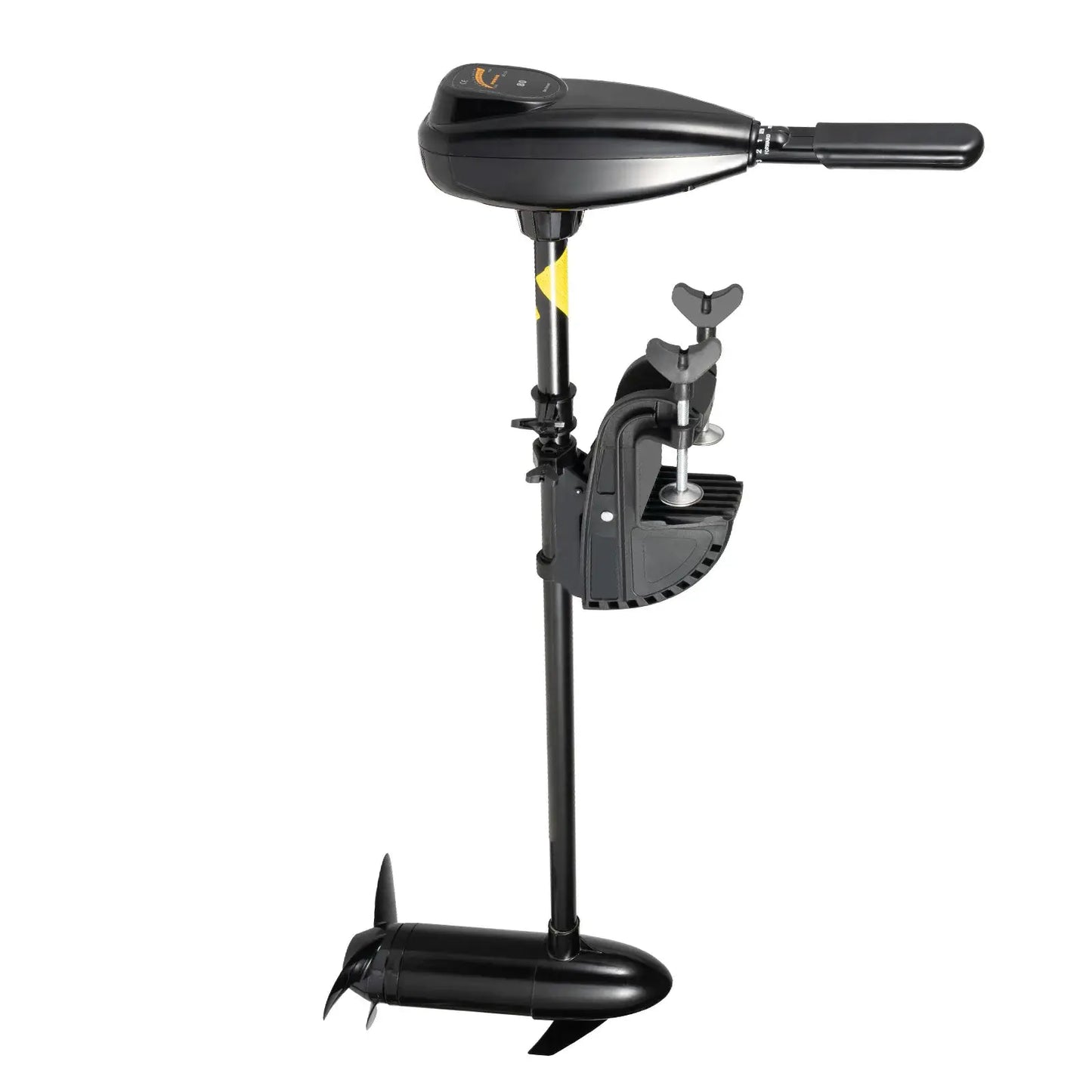 Black Modern Electric Outboard Engine 5 Forward 3 Reverse Gears 3 Blade Propeller Aluminum Alloy Electric Outboard Engine by Beastly Survival Outlet