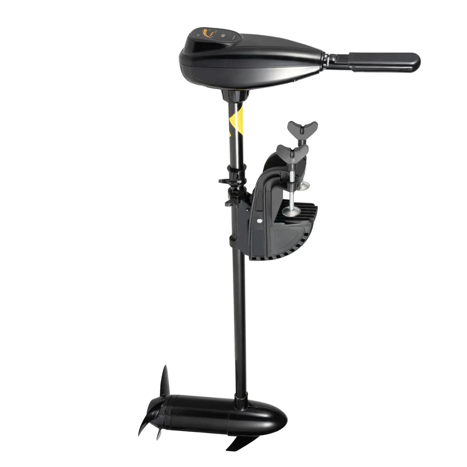 Black Modern Electric Outboard Engine 5 Forward 3 Reverse Gears 3 Blade Propeller Aluminum Alloy Electric Outboard Engine by Beastly Survival Outlet