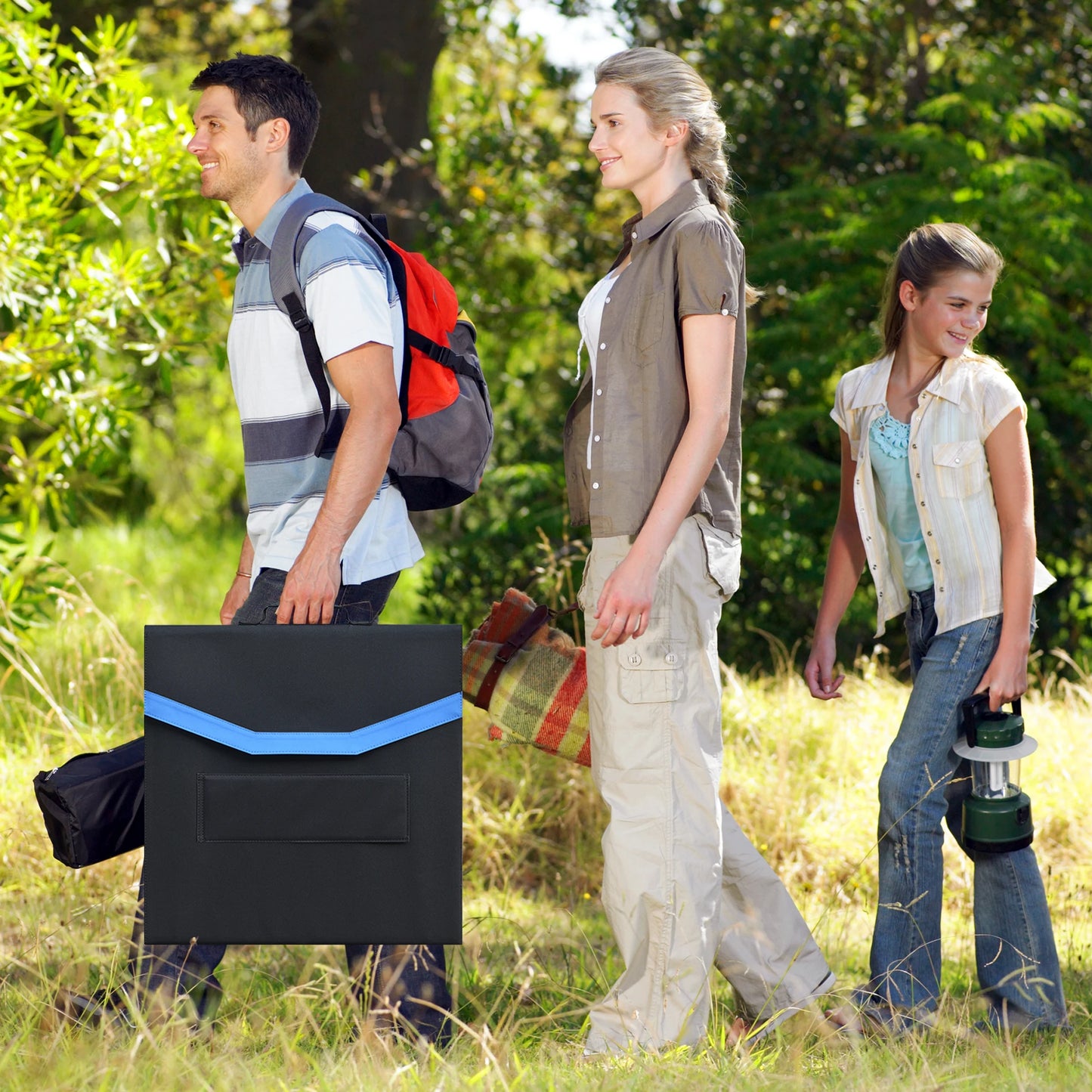 Ctolity 400W Foldable Solar Panel Kit for Camping Power Supply