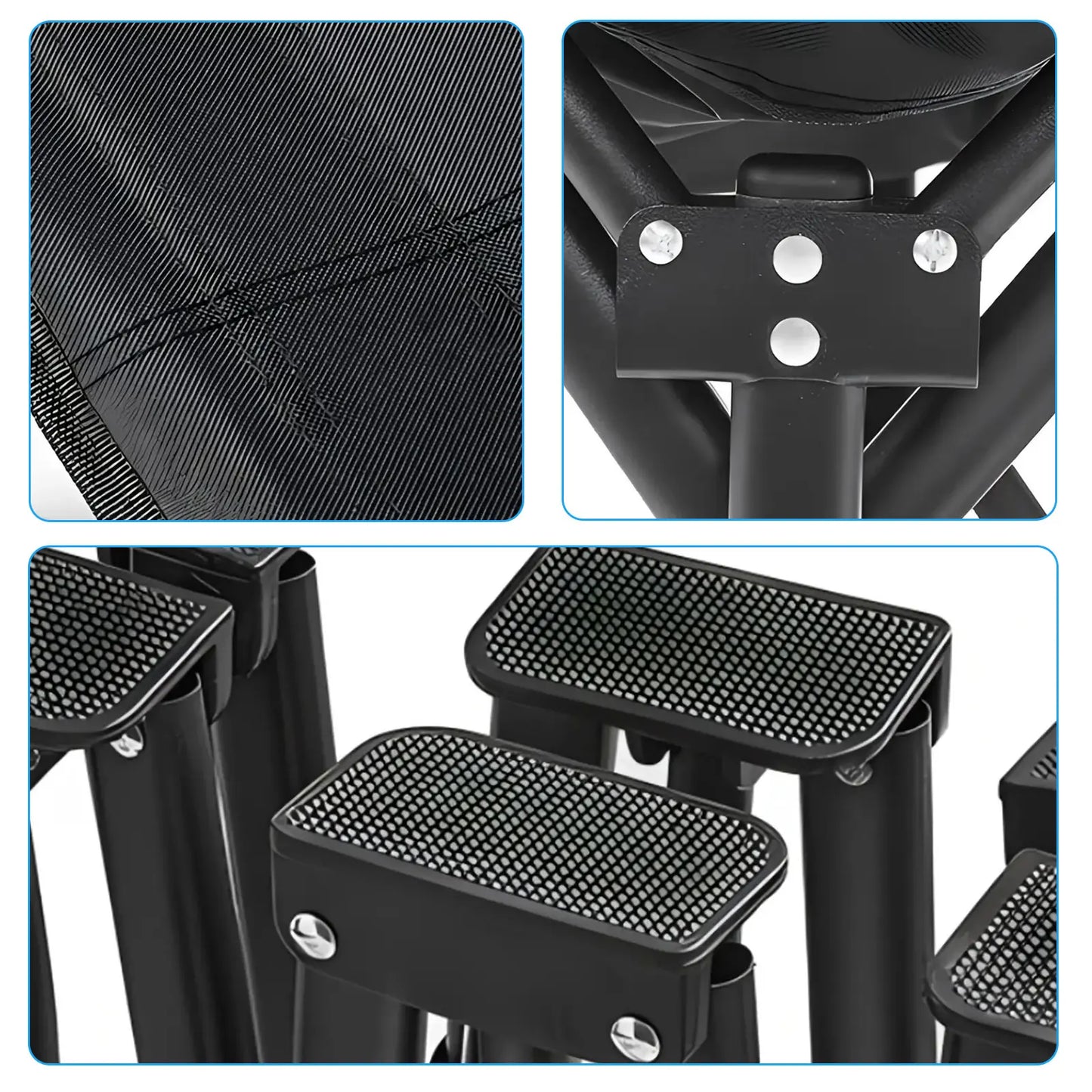 Folding Camping Cots Portable Heavy Duty Outdoors Bed Adults