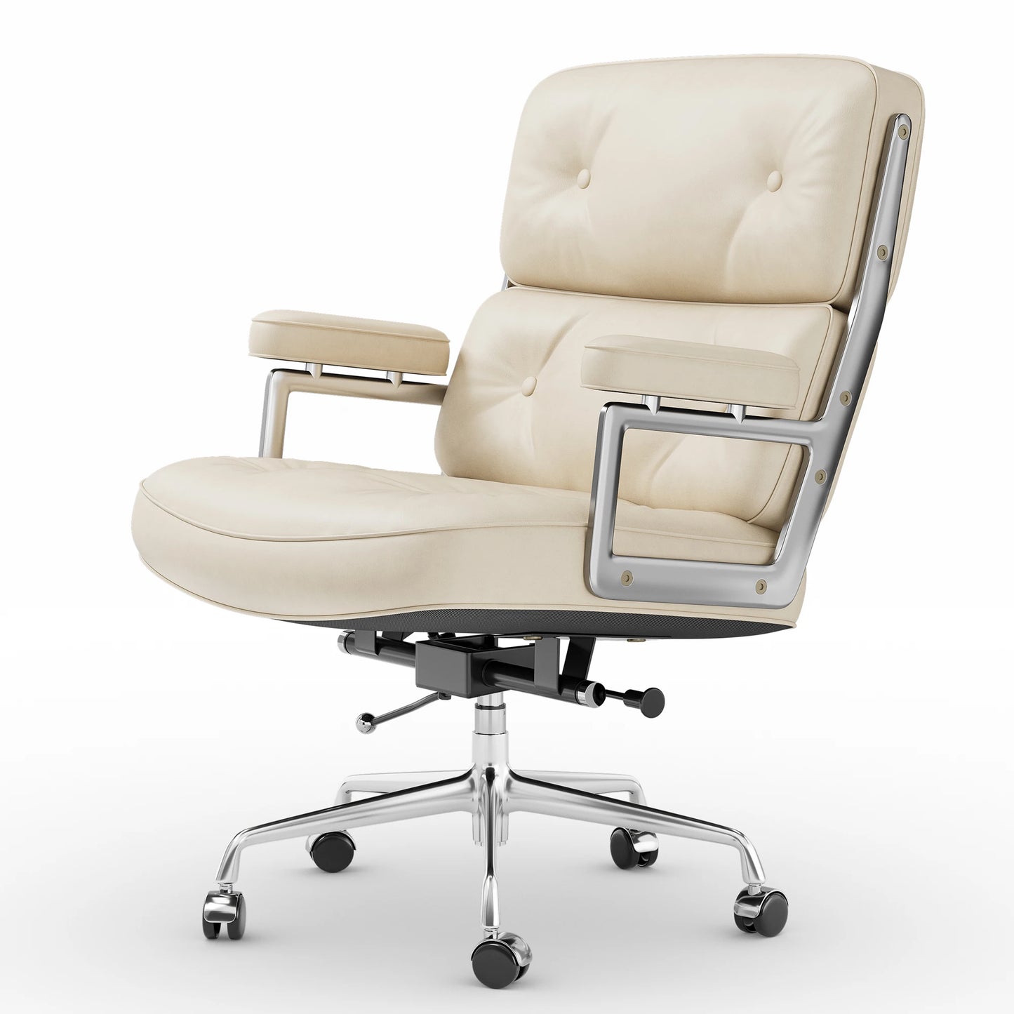 Executive Leather Chair With Thick Back Ergonomic Swivel Pro