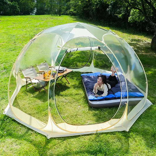 Outdoor Dome Stargazing Tent for 4 to 8 People Quick Setup