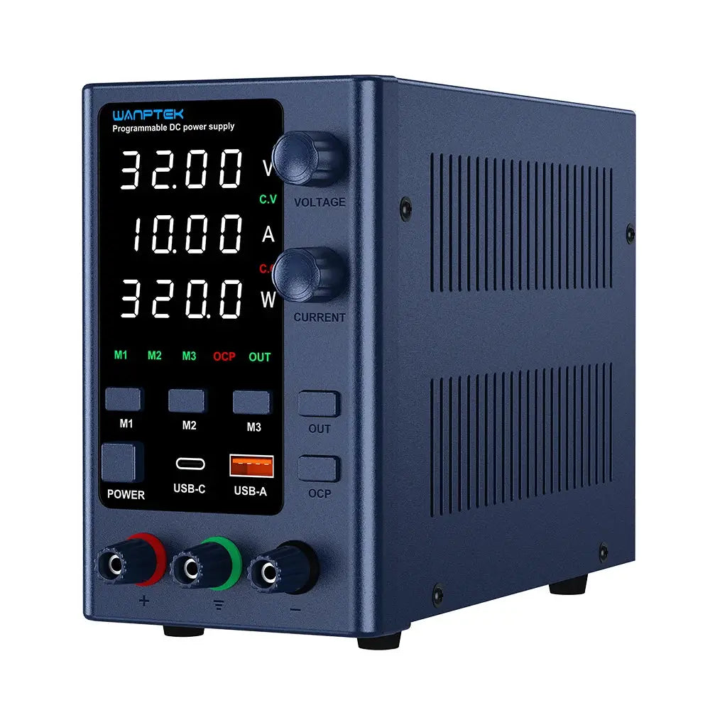 Wanptek Adjustable DC Power Supply 30V 10A Lab Bench ProUnit by Beastly Survival Outlet