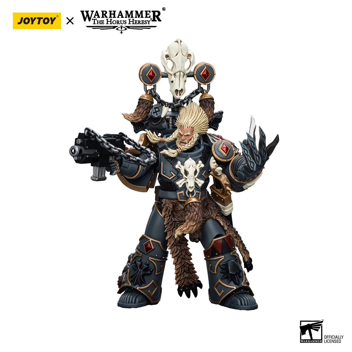 JOYTOY Warhammer 40K 1/18 Space Wolves Geigor Figure Model Toy