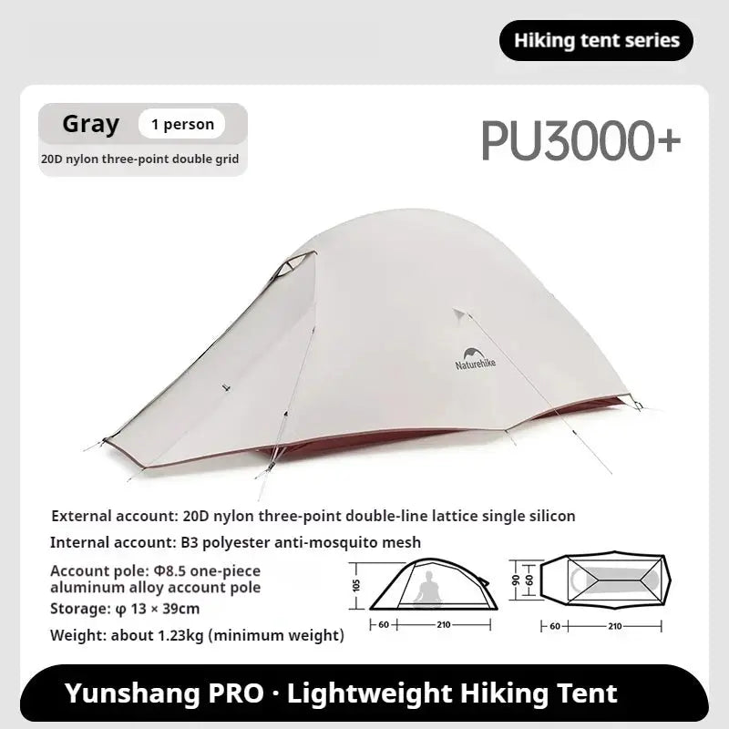 Naturehike Cloud Up Pro Trekking Tent Ultralight 2 Person Pro by Beastly Survival Outlet