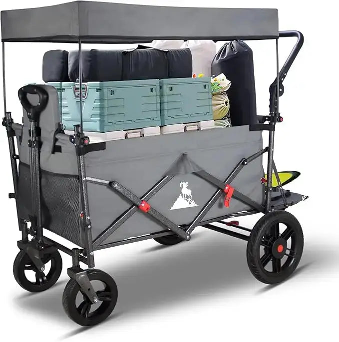 Heavy Duty Foldable Trolley Quick Release Wheels And Seats 2 by Beastly Survival Outlet
