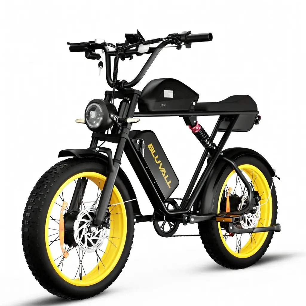 Moobelo 2000W Dual Motor Fatty Tire Ebike 52V 46Ah 35MPH USA by Beastly Survival Outlet