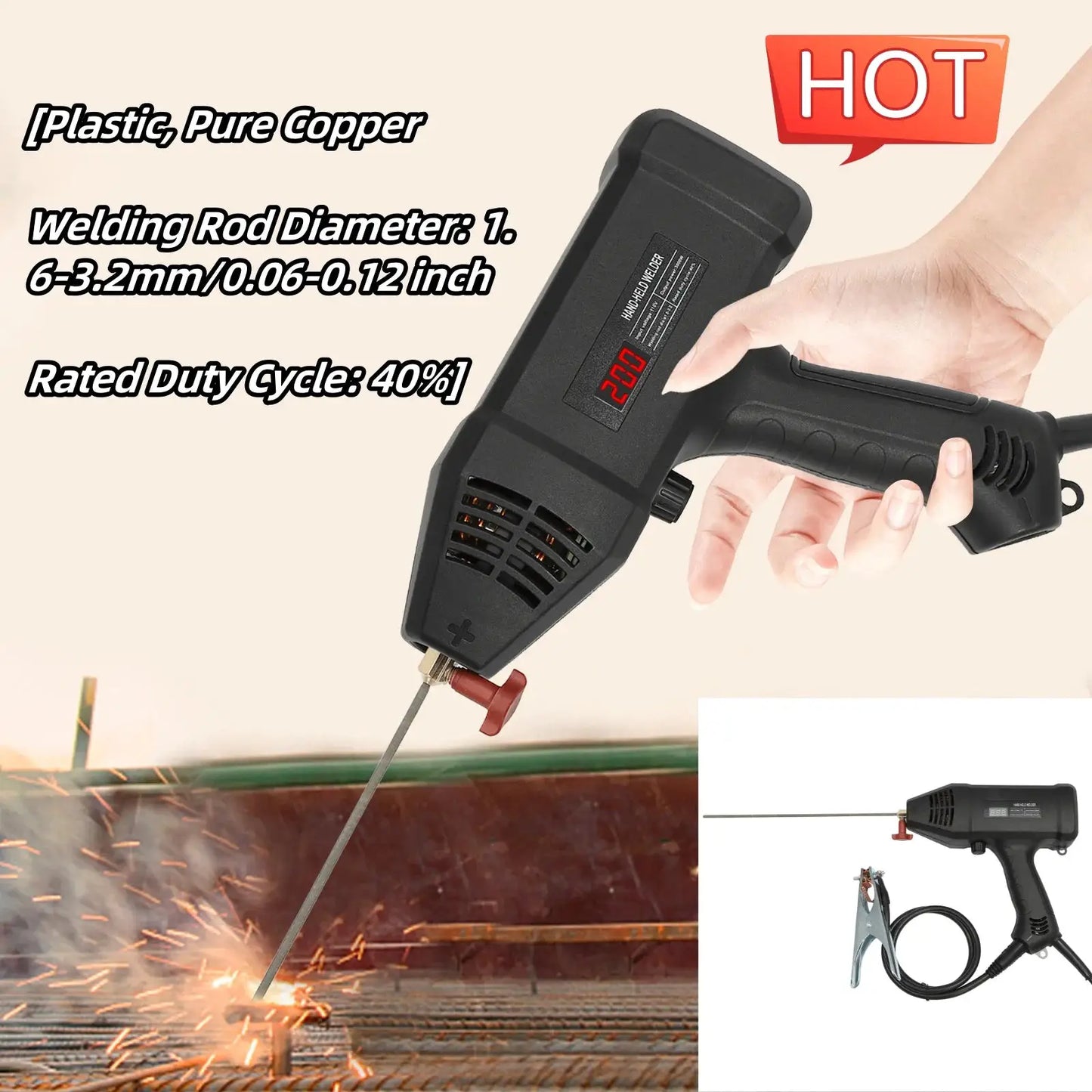 Portable 3000W Stick Welder With LED Display 110V 220V Pro X by Beastly Survival Outlet