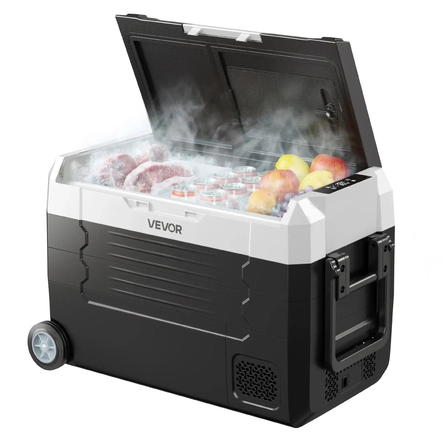 SucceBuy 35L 45L 55L Portable Foldable Handle Car Refrigerator with Wheel -4°F to 68°F Truck Refrigerator with APP Control Compressor Freezer for Camping Picnics Car Home Traval by Beastly Survival Outlet