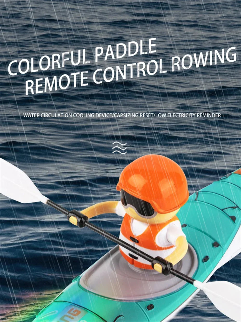 RC Boat Racing Remote Control Speedboat for Kids Outdoor Fun