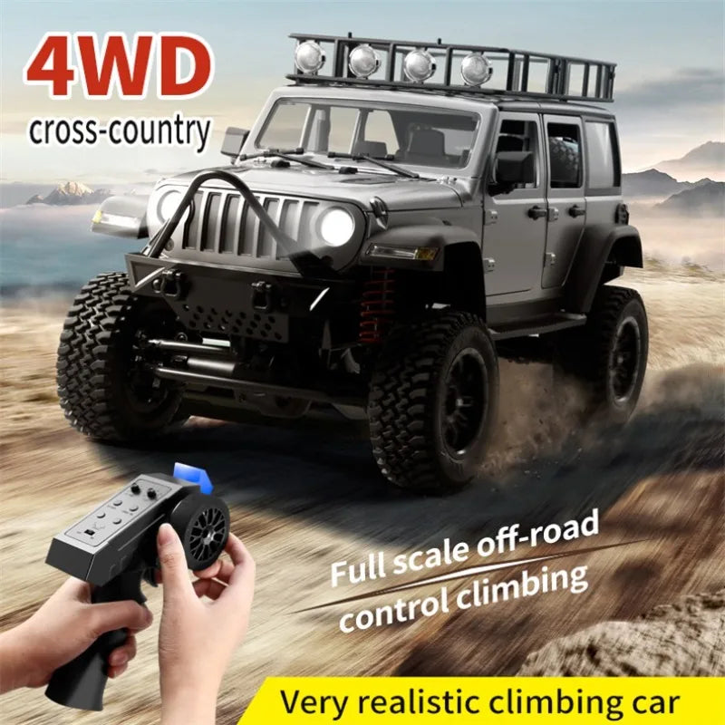 MN128 Twelfth Scale RC Crawler With LED Light 2.4G Vehicle