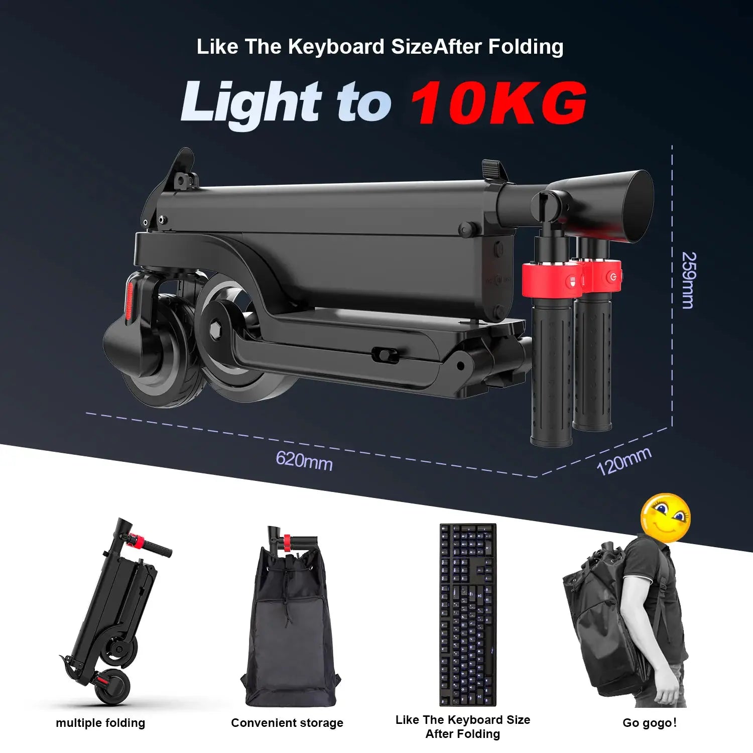 HX X6 Electric Scooter Foldable 350W 25KMH For Adults UrbanX by Beastly Survival Outlet