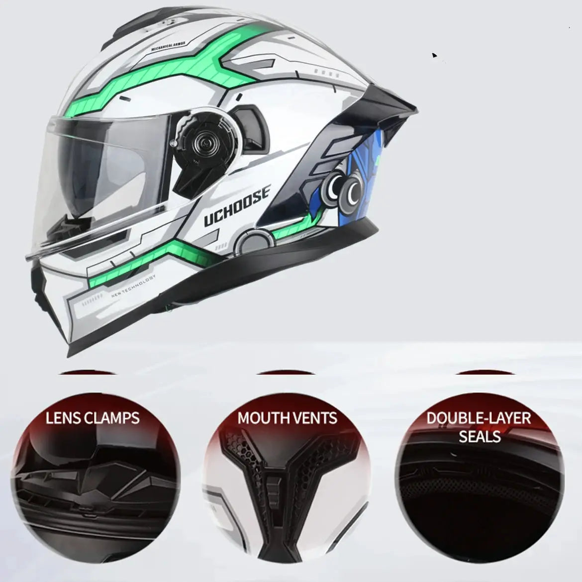 Modular Flip Up Motorcycle Helmet Four Seasons For Men Women by Beastly Survival Outlet