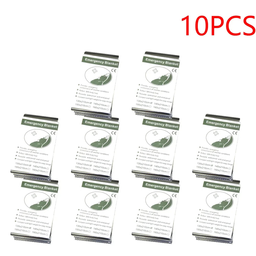 Emergency Survival Blanket Outdoors First Aid Rescue Thermal