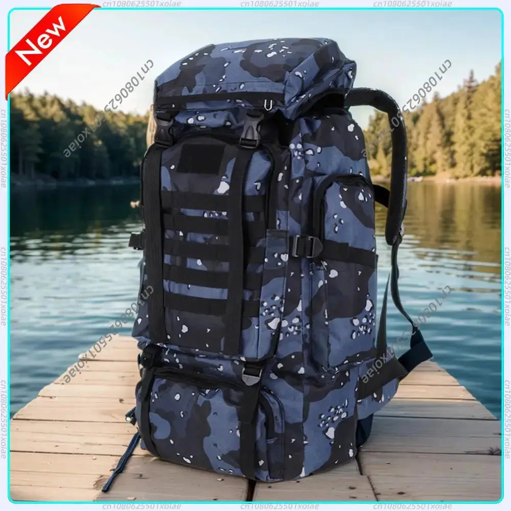 80L Mountaineering Backpack 600D Oxford Cloth Rucksack Trek X by Beastly Survival Outlet