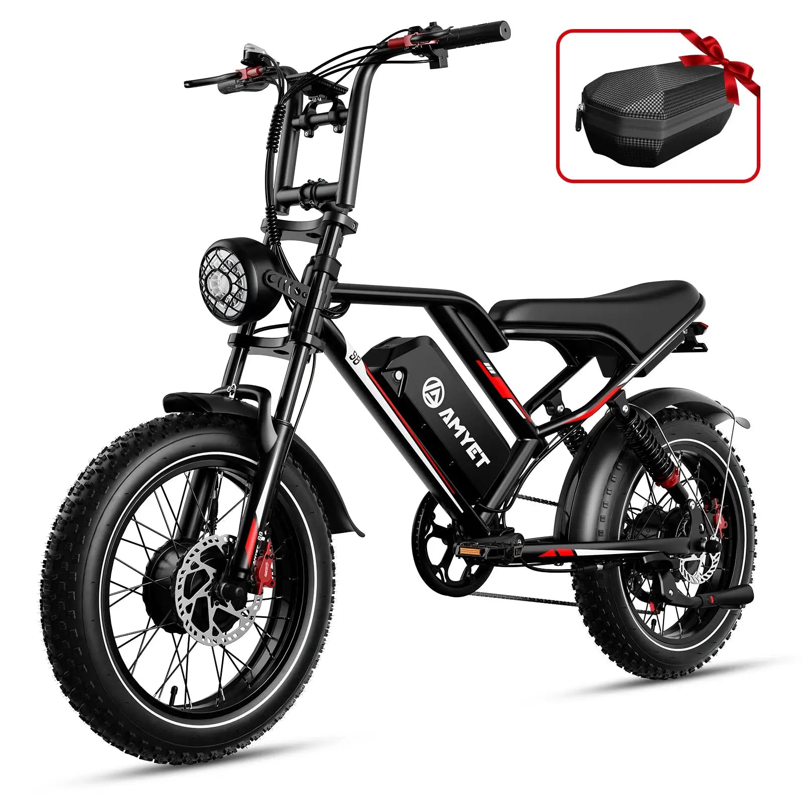 AMYET S8 Dual Motor 2000W Electric Bike 48V 25Ah 20 Inch Pro by Beastly Survival Outlet