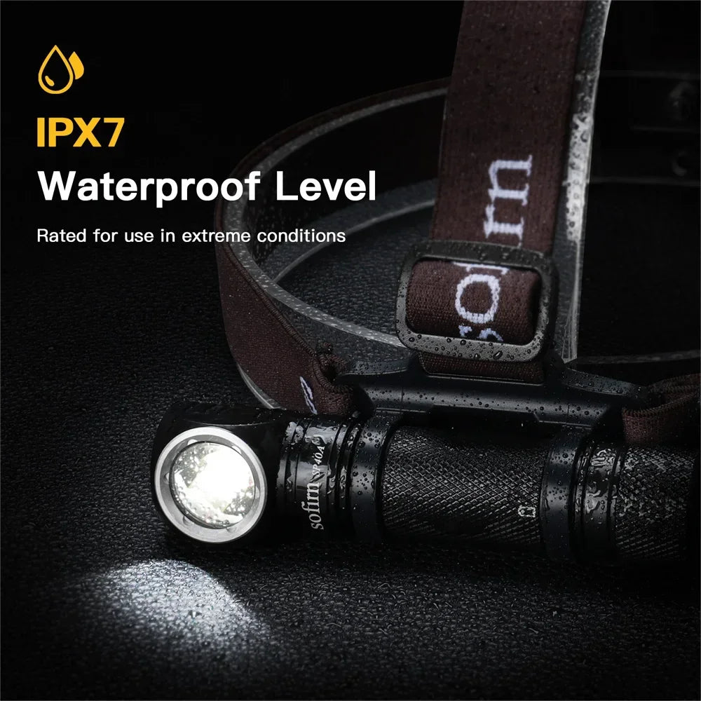 Sofirn SP40A 1200lm Headlamp With USB C Magnet Tail Cap
