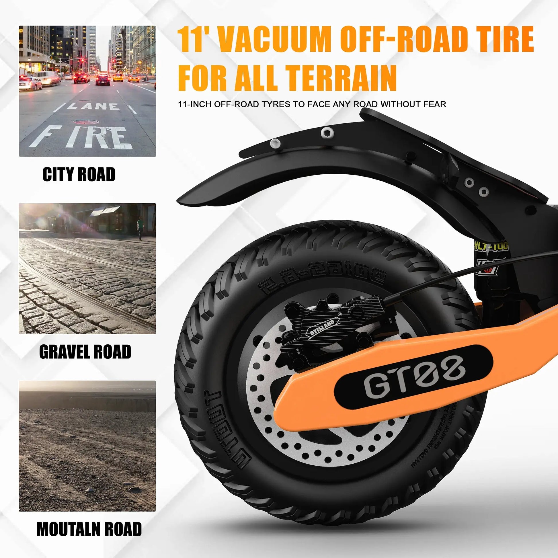 Arwibon 5600W Adult Electric Scooter Dual Motor Top Speed 46MPH,60V27AH, 11-inch Off-Road Tires Sport Folding eScooter by Beastly Survival Outlet
