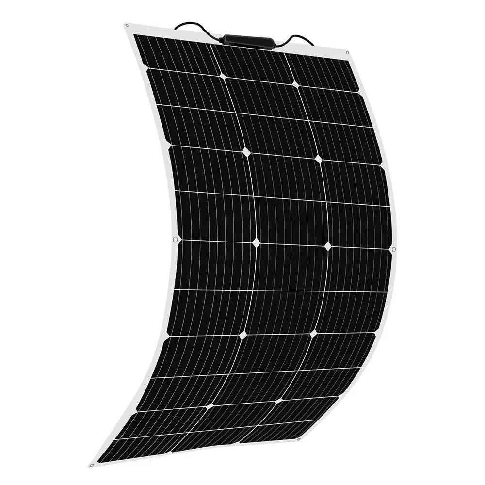 Ultra Flexible Solar Panel Kit 100W 200W 300W 12V 24V Charge by Beastly Survival Outlet