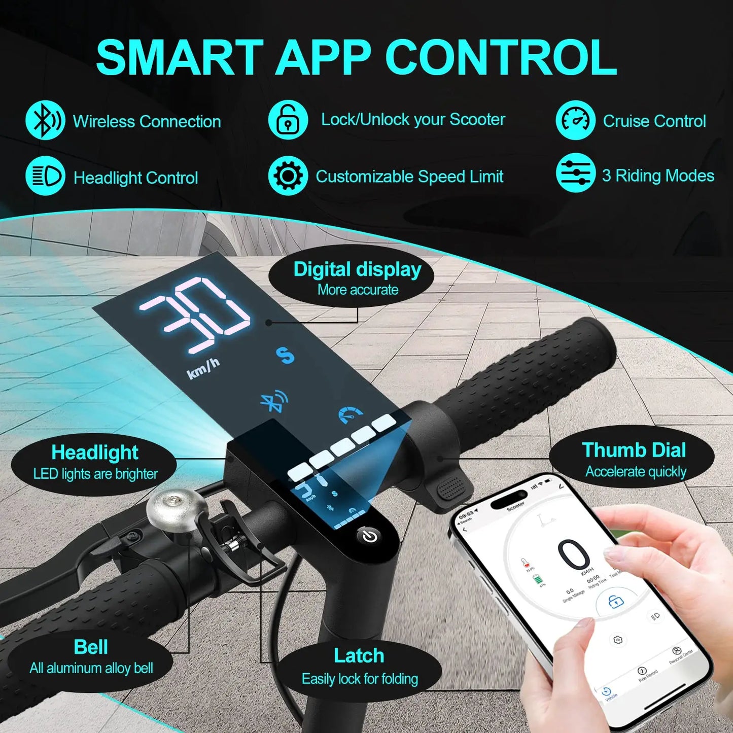 M365 Electric Scooter 350W 16mph APP Smart Scooter Shock-absorbing Anti-skid ‎8.5 Inches Folding waterproof Electric Scooter by Beastly Survival Outlet