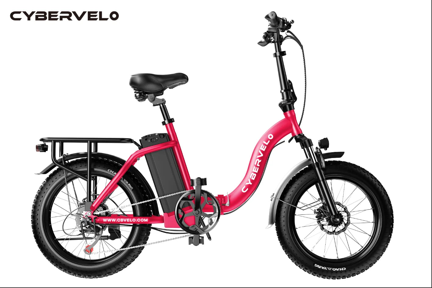 Cybervelo Mars700 Folding Electric Bike with Removable Battery 1000W 28 MPH 80 Mile Range for Adults