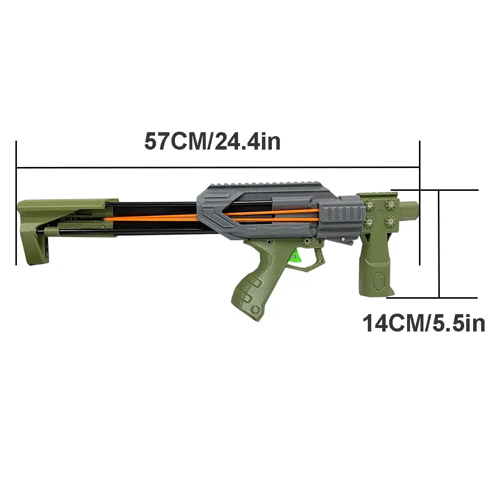 Multi Functional Arrow Launch Slingshot, Automatic-Fire Trigger Slingshot, Heavy Duty Continuous Launch Catapult by Beastly Survival Outlet Multi Functional Arrow Launch Slingshot, Automatic-Fire Trigger Slingshot, Heavy Duty Continuous Launch Catapult Beastly Survival Outlet