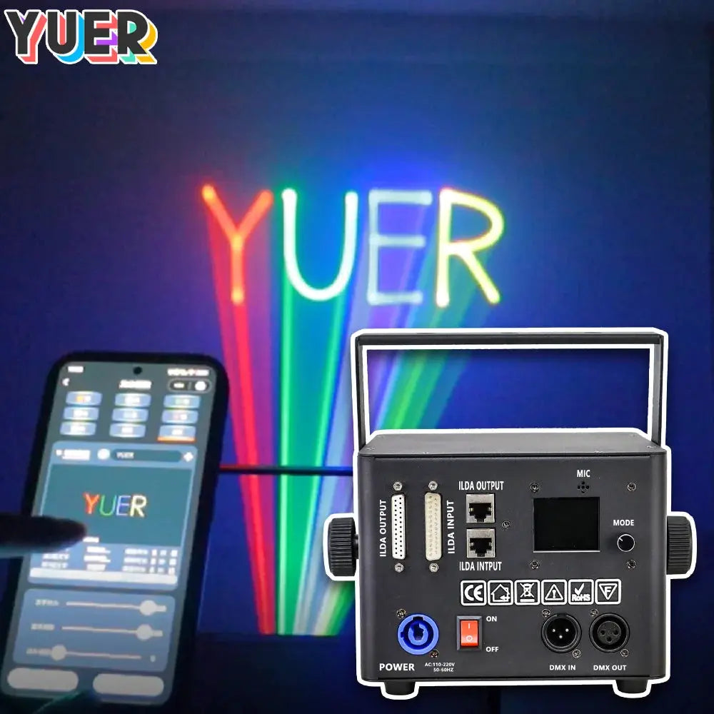 Bluetooth APP Control Red Green Blue 5w Stage Lighting Scanner For Dj Birthday Wedding Club Night Event Indoor Disco Stage light by Beastly Survival Outlet