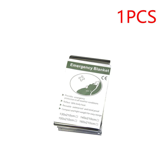 Emergency Survival Blanket Outdoors First Aid Rescue Thermal