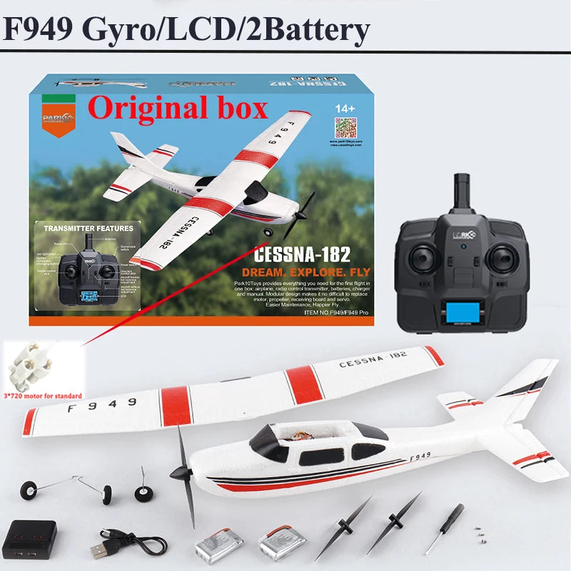 WLtoys F949S Gyro RC Airplane 3 Channel 24G Upgrade