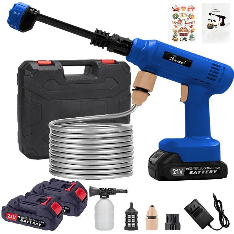 Power Blaster Plus Cordless Portable Pressure Washer Kit Pro by Beastly Survival Outlet