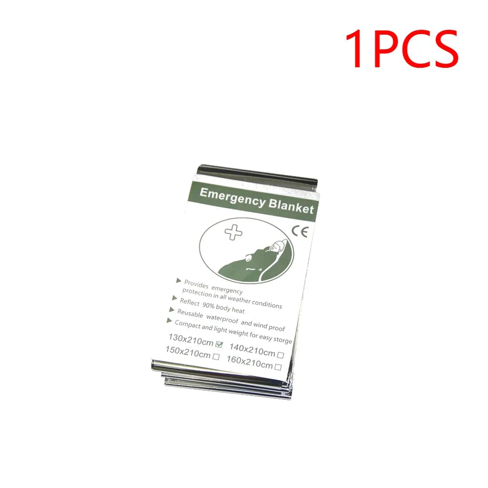 Emergency Survival Blanket Outdoors First Aid Rescue Thermal