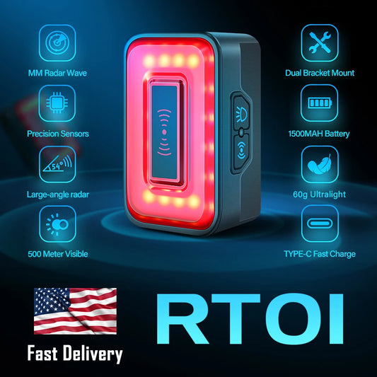Cyclami Radar Tail Light Bicycle Safety With Millimeter Wave by Beastly Survival Outlet