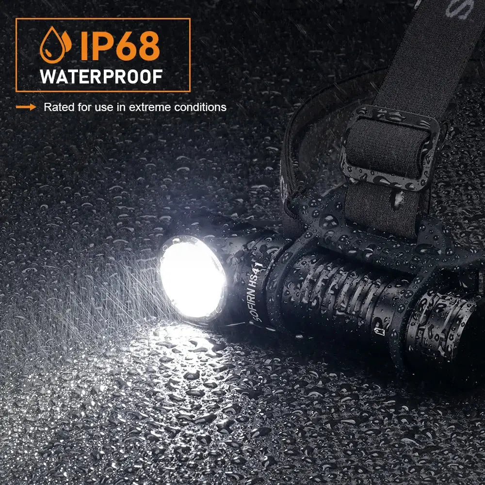 Sofirn HS41 Headlamp 4000lm USB C Rechargeable SST20 LED Pro by Beastly Survival Outlet