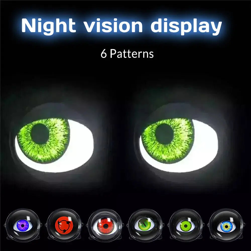 LED Devil Eye Lights 6 Modes 12V Car Remote Atmosphere Lamps