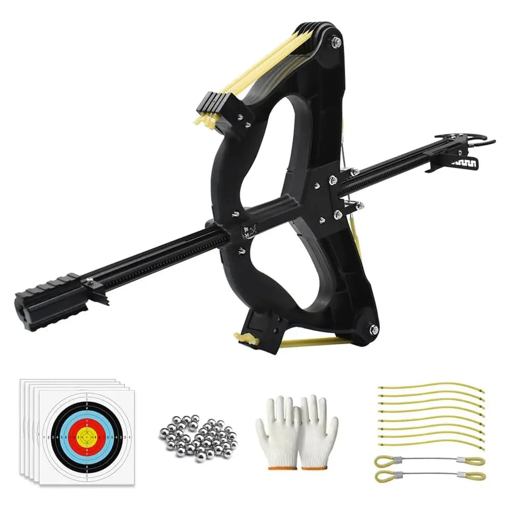 High Precision Mechanical Pulley Bow New Type Composite Steel Ball Bow Dual Purpose Adult Outdoor Sports Slingshot by Beastly Survival Outlet