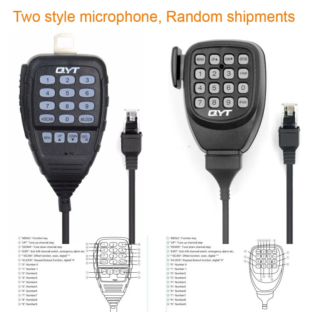 QYT KT7900D 25W Quad Band Mobile Radio 144 220 350 440MHz