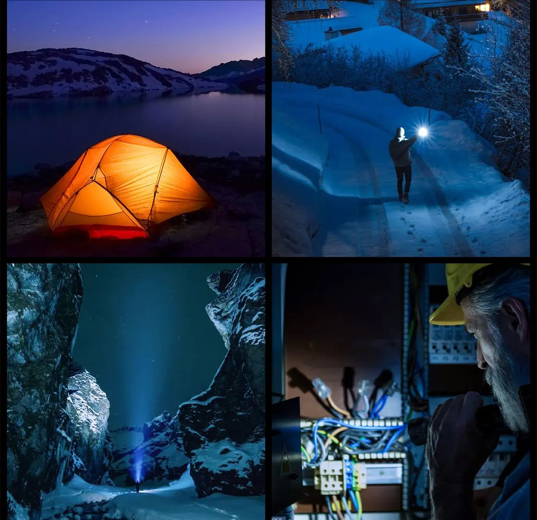 Sofirn IF22A 2100 Lumen 21700 Flashlight SFT40 LED Long Range USB C Rechargeable Throw Torch