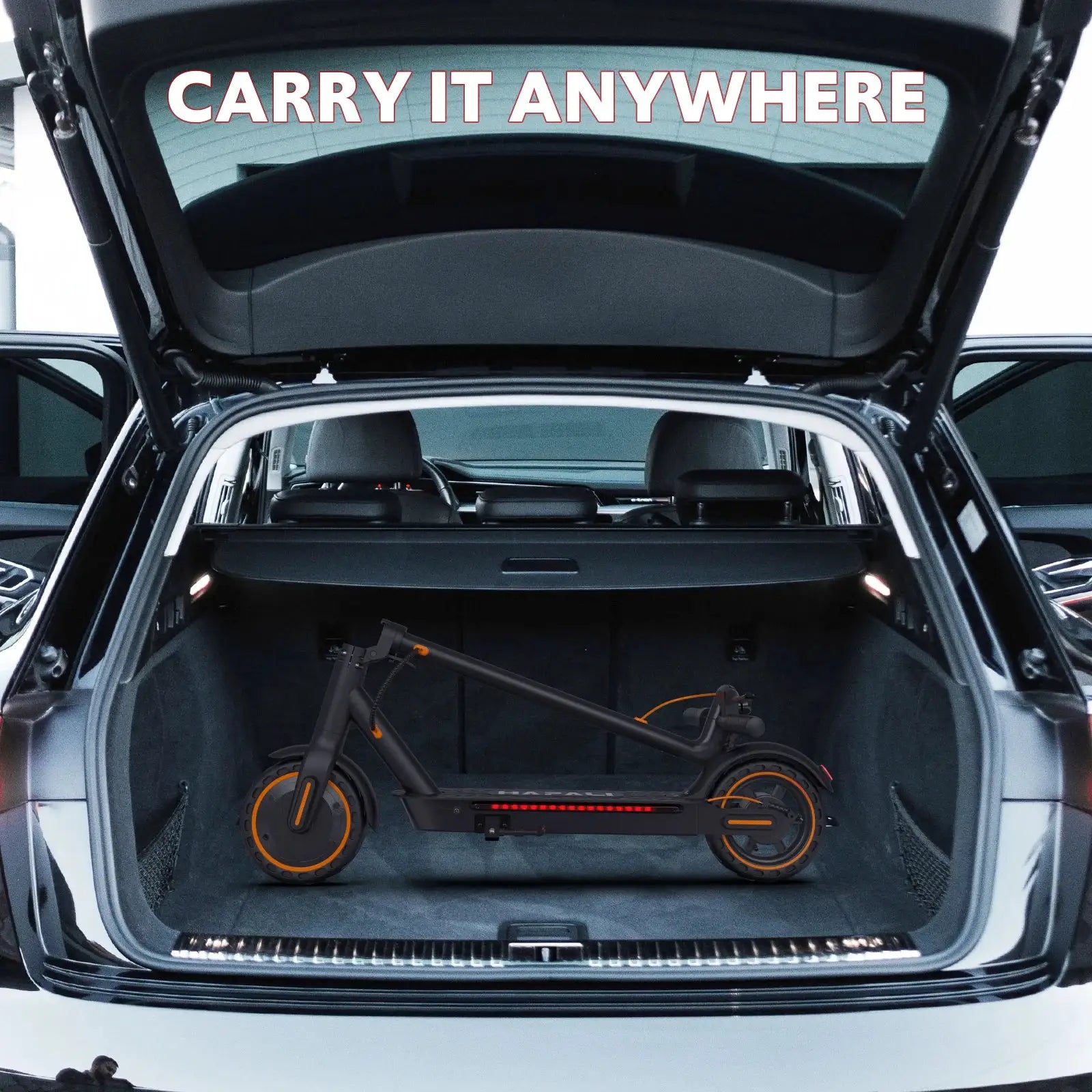 Electric Scooters for Adults,19 MPH 19 Miles Folding E-Scooter Built-in Side Lights, 550W Motor by Beastly Survival Outlet