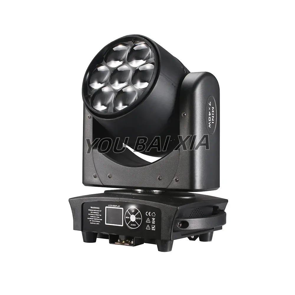 LED Beam + Wash 7x40W 4 in1 RGBW Zoom testa mobile DMX per Night Club Dj Disco Party Bar Stage Lighting Equipment by Beastly Survival Outlet