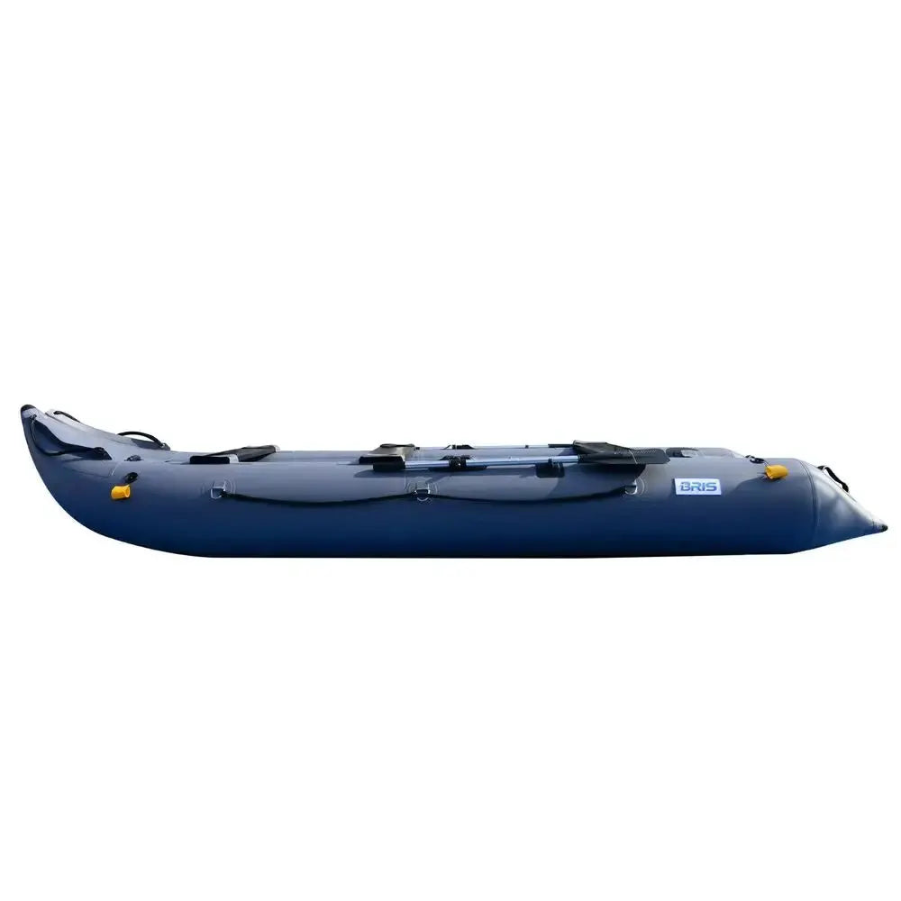 14.1ft Inflatable Boat Inflatable Kayak 3 Person Kayak Canoe Fishing poonton Boat by Beastly Survival Outlet