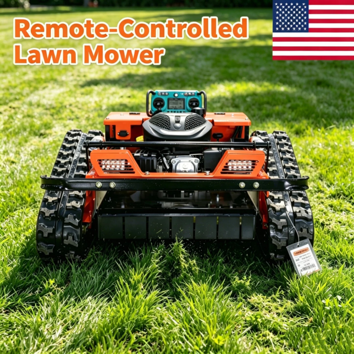 RC Crawler Robotic Lawn Mower 550mm Cutting Width for Slopes