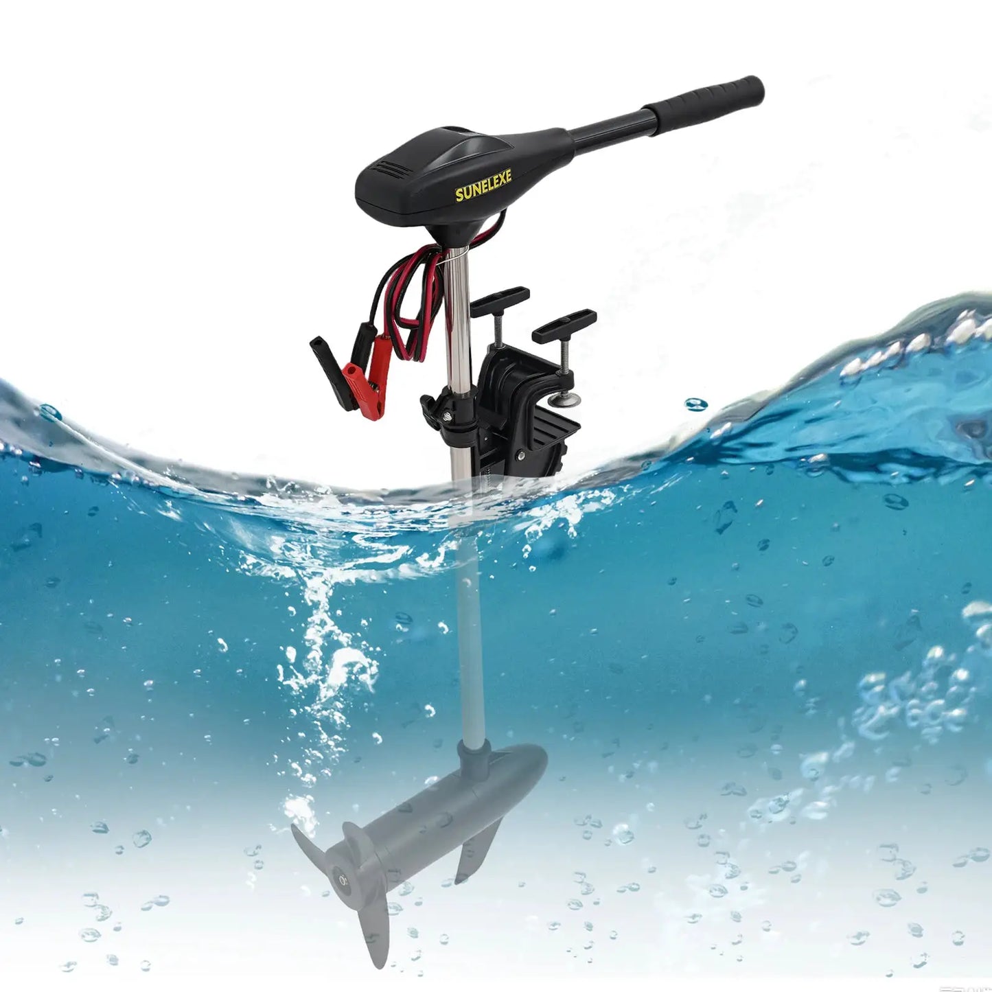 40 pound Retractable Electric Trolling Motor 12V Electric Outboard Motor Universal for Inflatable Boats Kayaks Small Vessels by Beastly Survival Outlet