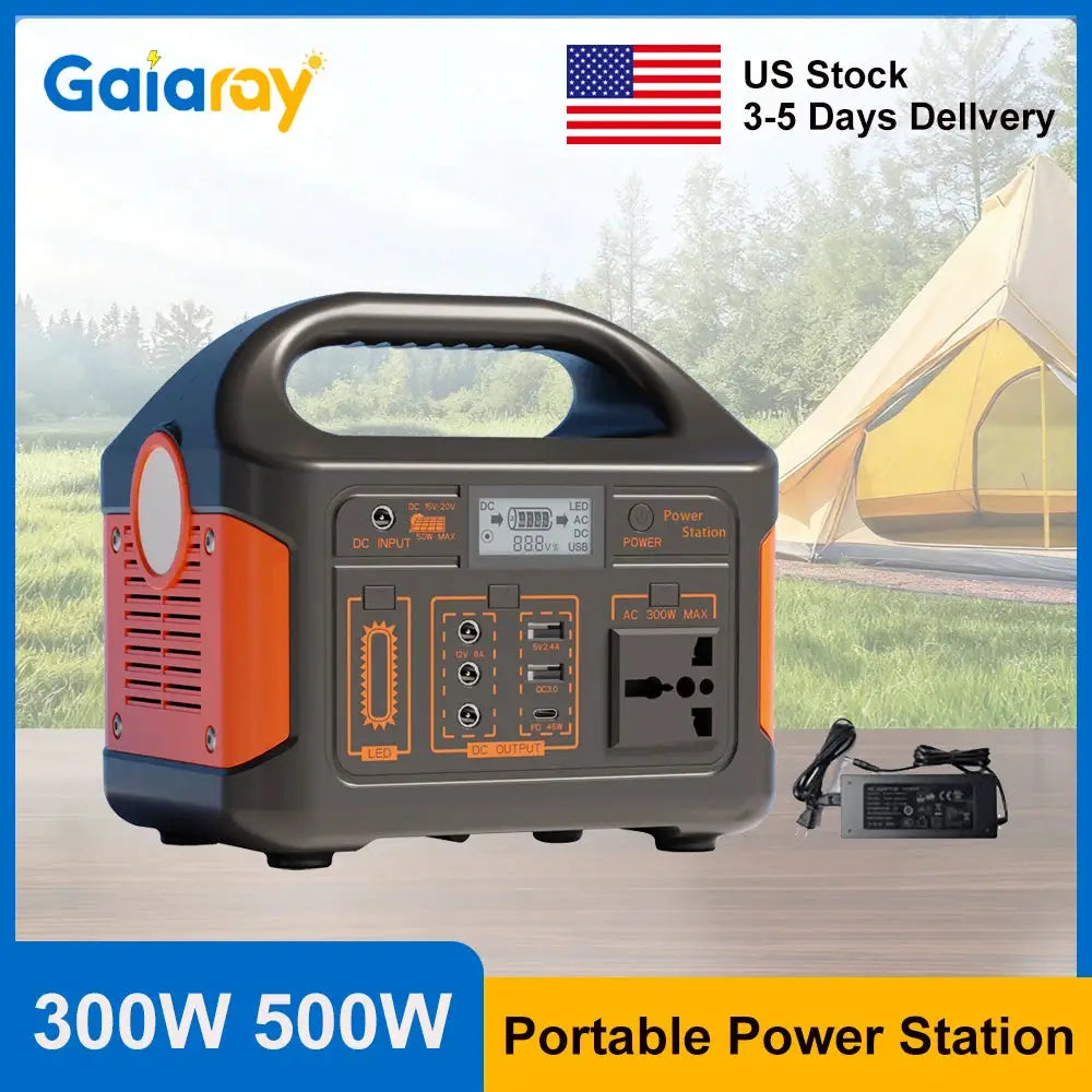 Gaiaray Portable Power Station 460Wh LiFePO4 110V AC USB Pro by Beastly Survival Outlet